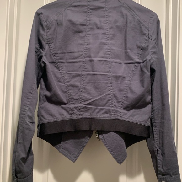 Cabi Twilight Asymmetrical Grey Moto Jacket in a size XS. - Picture 2 of 6